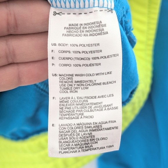 Adidas Women's Teal and Neon Lime Full Zipped Embroidered Jacket ~ Size Medium - Picture 9 of 13